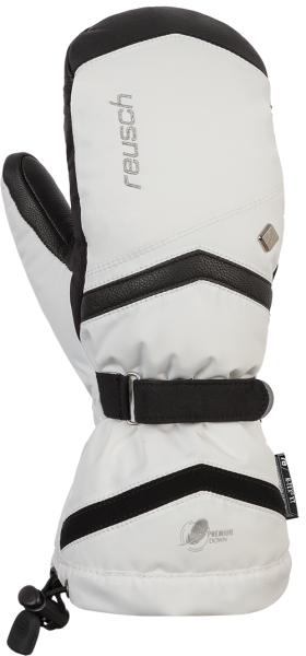 Reusch Naria R-TEX® XT Mitten 4931553 1101 white black front